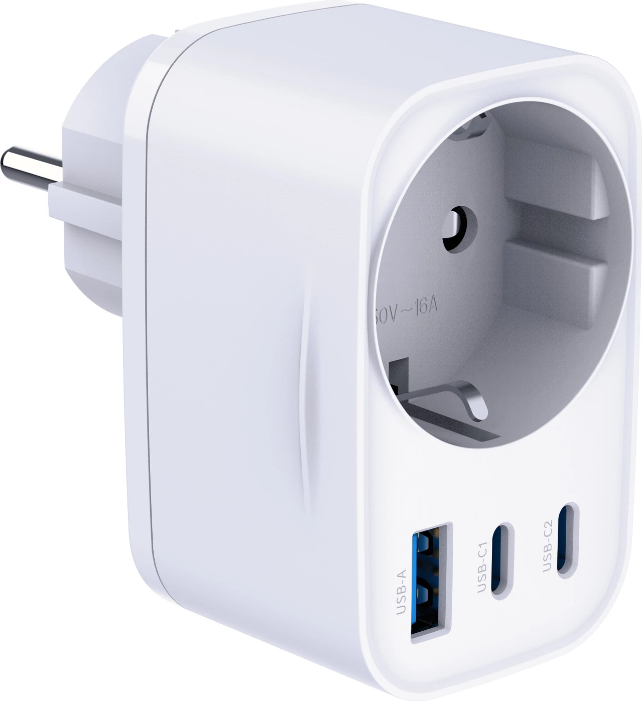 Karikues 3mk Hyper Comfort Charger GaN PD 30W, i bardhë