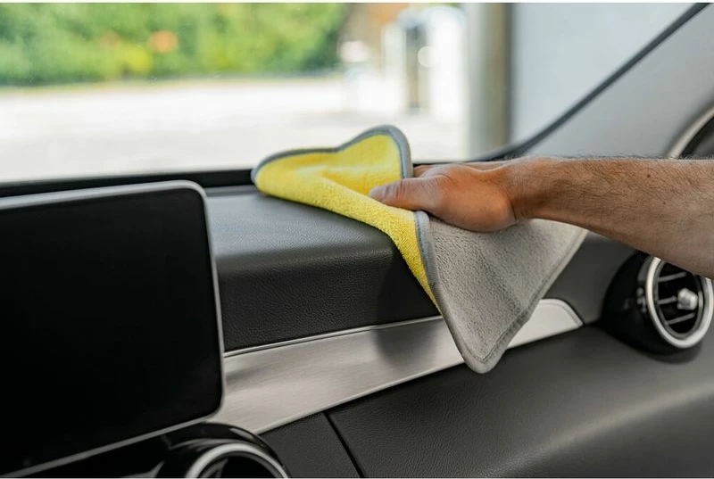 Lecke Mikrofiber Dyansore Premium 30x30cm Hiri/verdhe