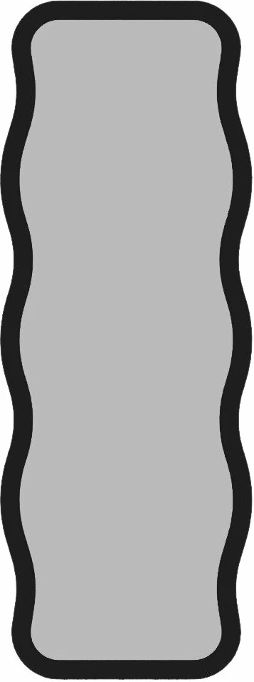 Pasqyrë Hanah Home, Aror, e zezë