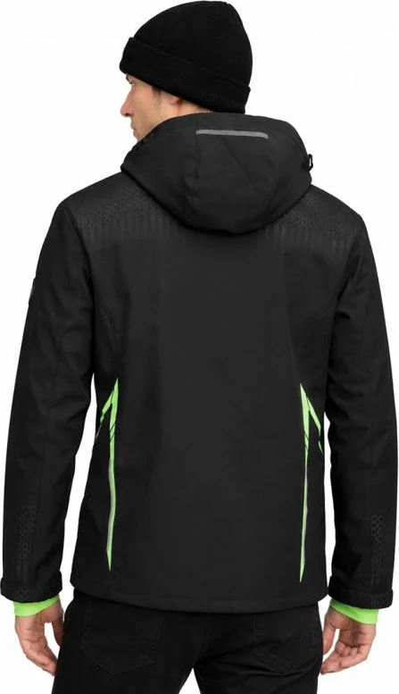 Jakne softshell meshkuj Geographical Norway Trelino, e zezë/e gjelbër