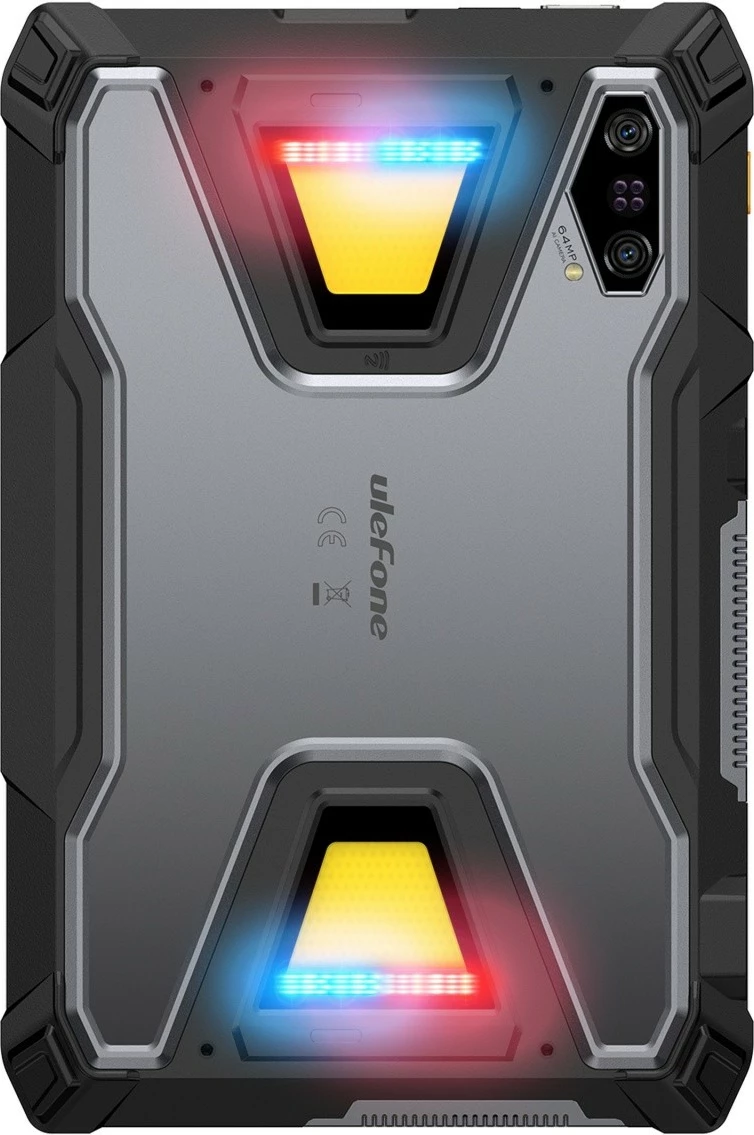 Tablet ULEFONE Armor Pad 5 Ultra 5G 11\" 12GB/512GB me projektor DLP 200LM IP69K, e zezë, set me mbajtëse