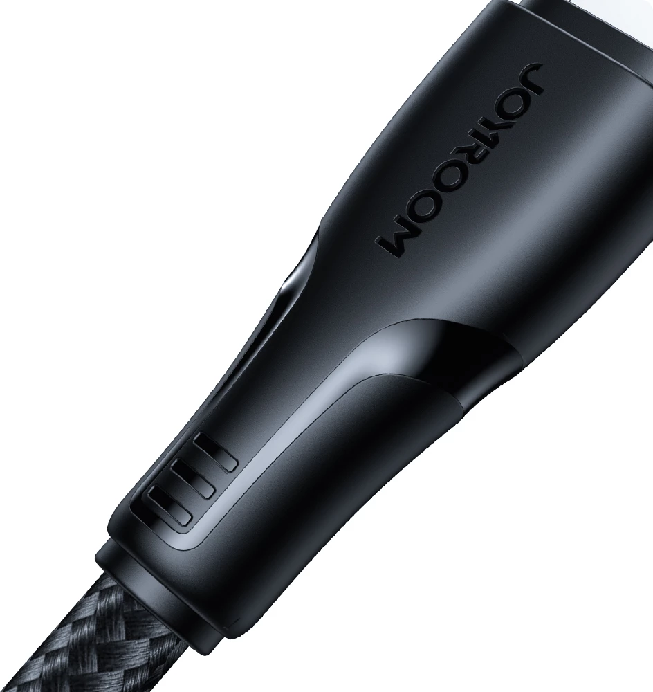 Kabllo USB-C në Lightning, Joyroom, Surpass Series A11 S-CL020A11B, 1.2 m, 20 W, USB 2.0 480 Mbps, gërshet najloni, e zezë