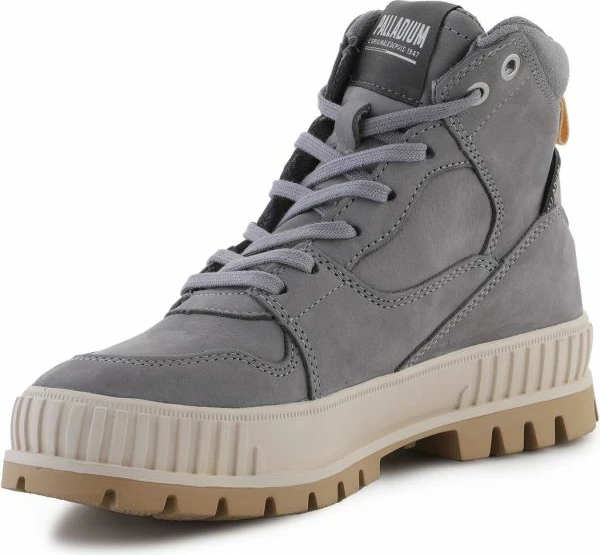 Atlete Palladium Pallashock HI SNK për femra, ngjyrë gri [Madhësia: 36]