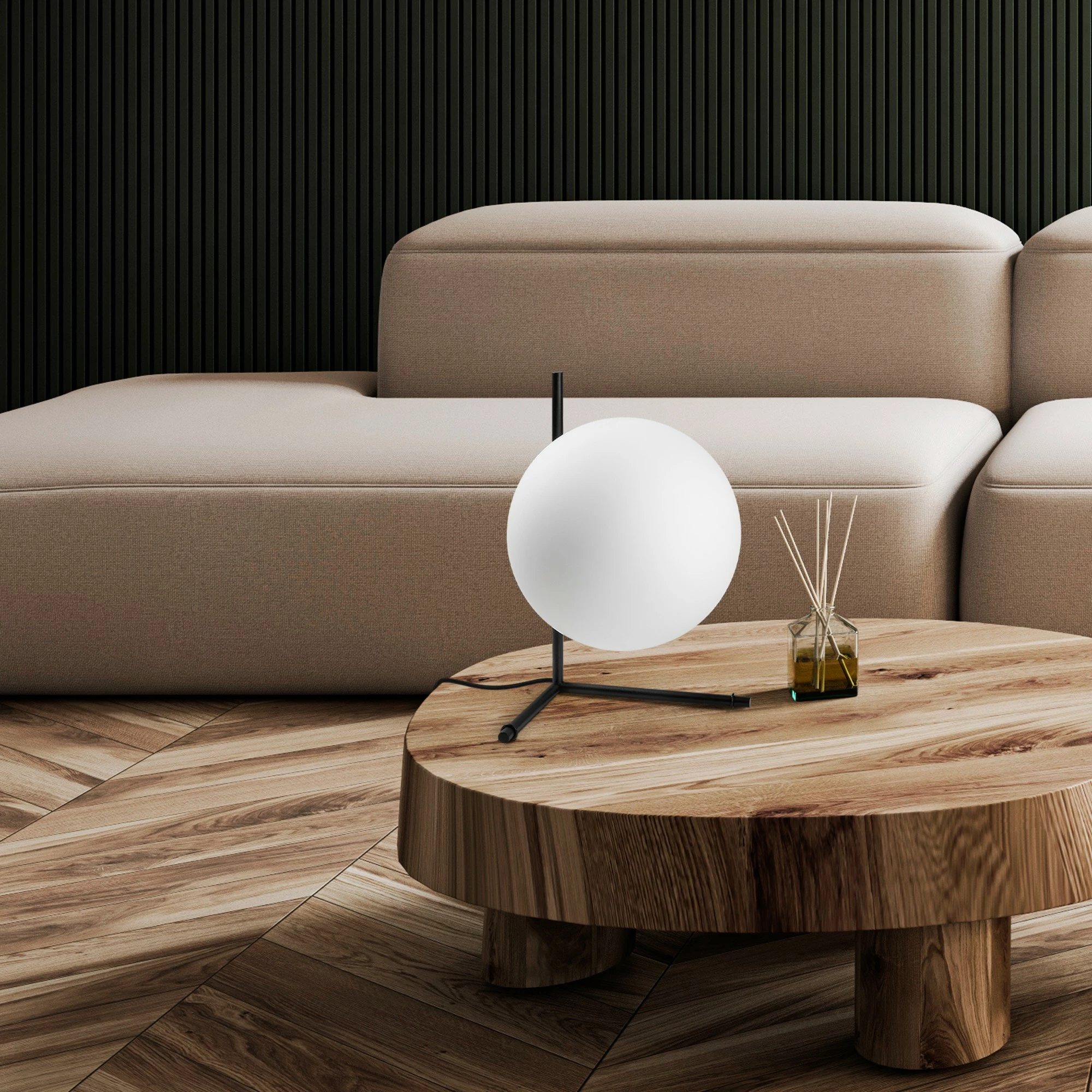 Llambë tavoline Opviq, Luminar - 14170, ngjyrë e zezë