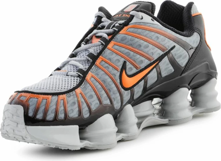Atlete Nike unisex, gri/portokalli [Madhësia: 44]