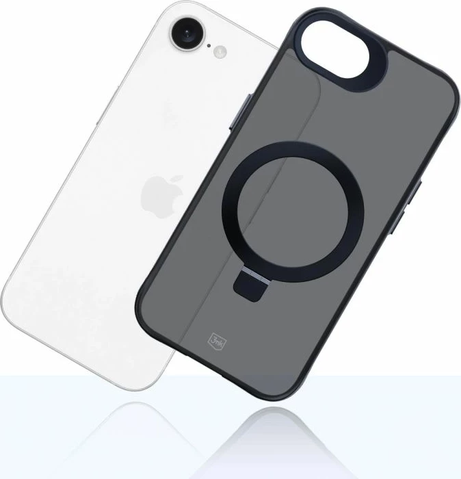Mbrojtëse telefoni 3mk Smoke Case Mag&Stand për iPhone 16E, e zezë