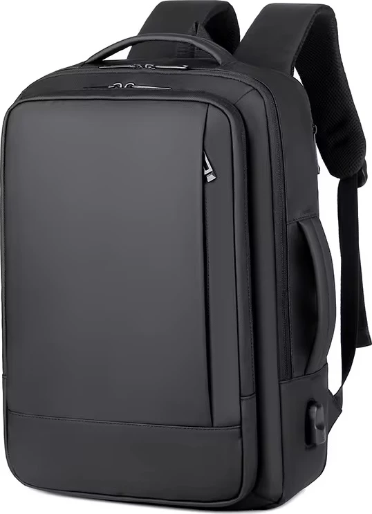 Çantë shpine, 45x30x10-15 cm, e zezë