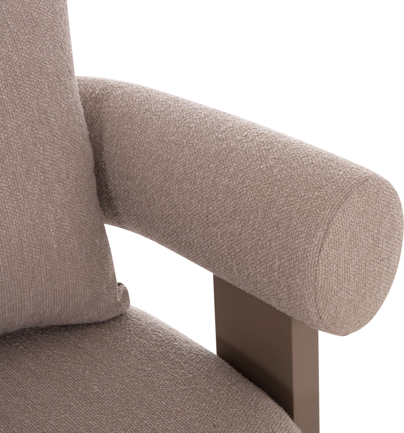 Divan treshe DECCARD CD6462.02, alumin dhe material, bezhë, 230x92x67Y