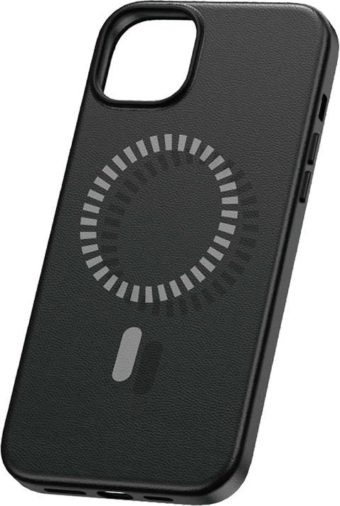 Mbështjellës magnetik për celular Baseus Fauxther Series për iPhone 15 Pro, i zi