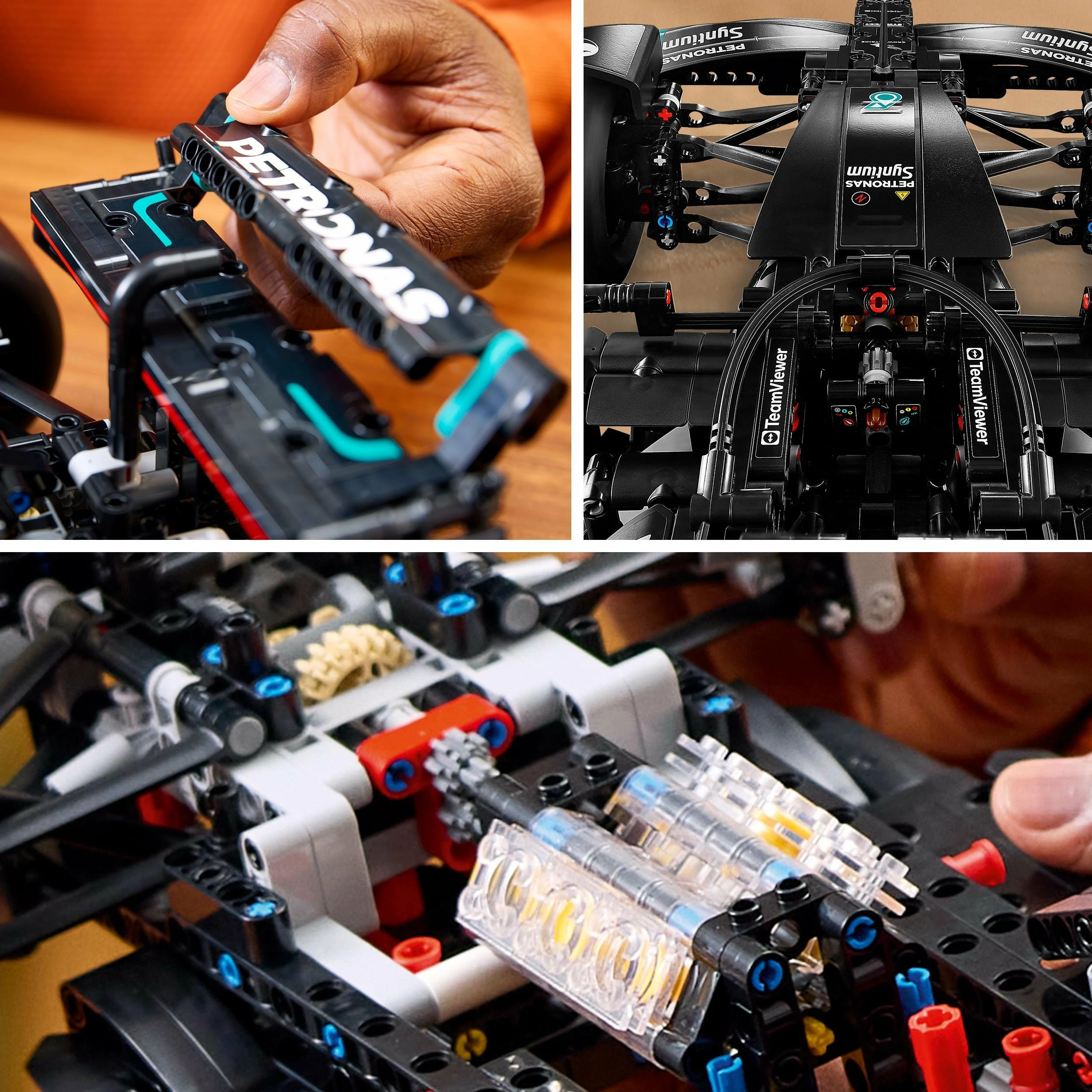Set LEGO Technic Mercedes-AMG F1 W14 E Performance 42171, 1:8, 1642 copë, zi/jeshile, set