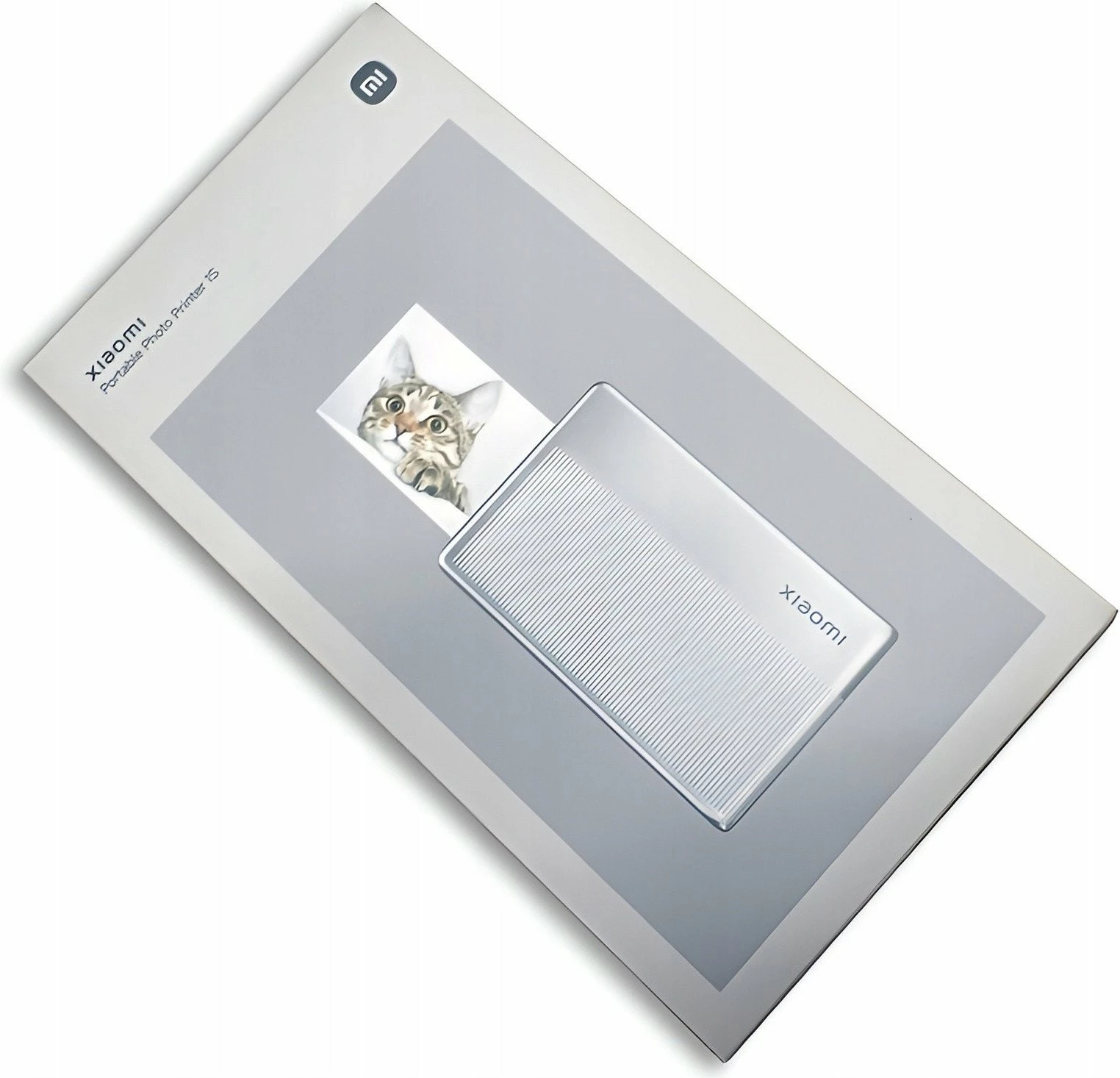 Printer foto portativ Xiaomi Mi Portable Photo Printer 1S, 313 x 512 dpi, 50 x 76 mm, Bluetooth 5.2, gri, set me 5 fletë