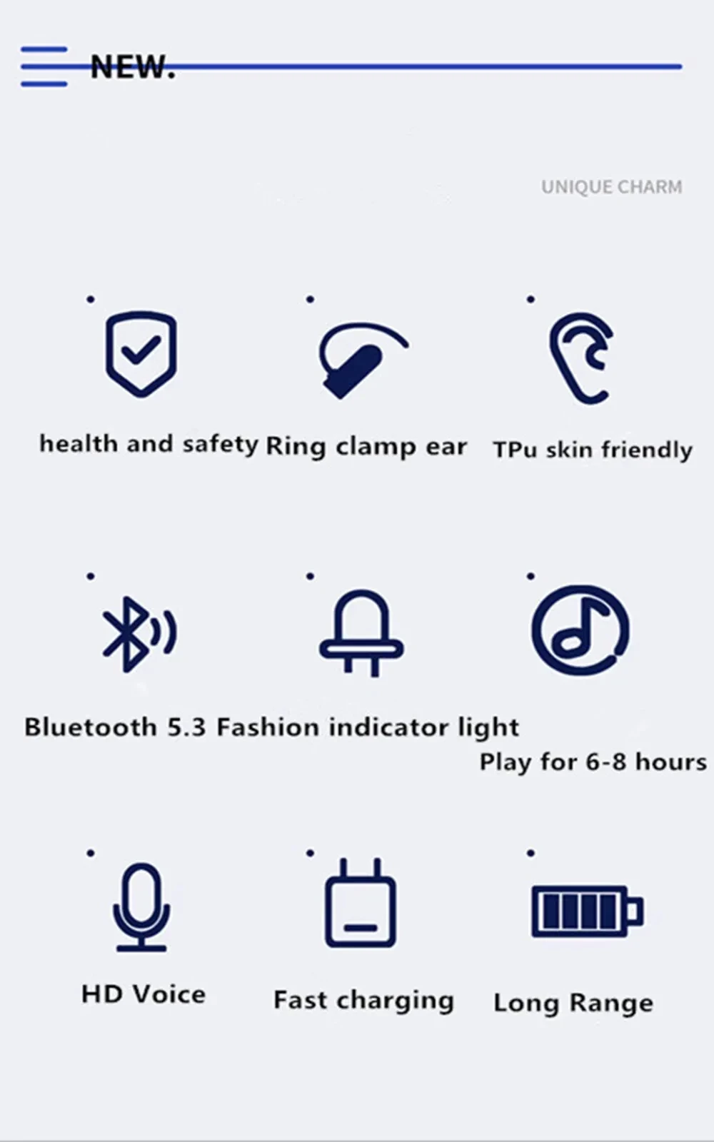 Kufje Bluetooth Clip-On pa Futje në Vesh për Komoditet Maksimal