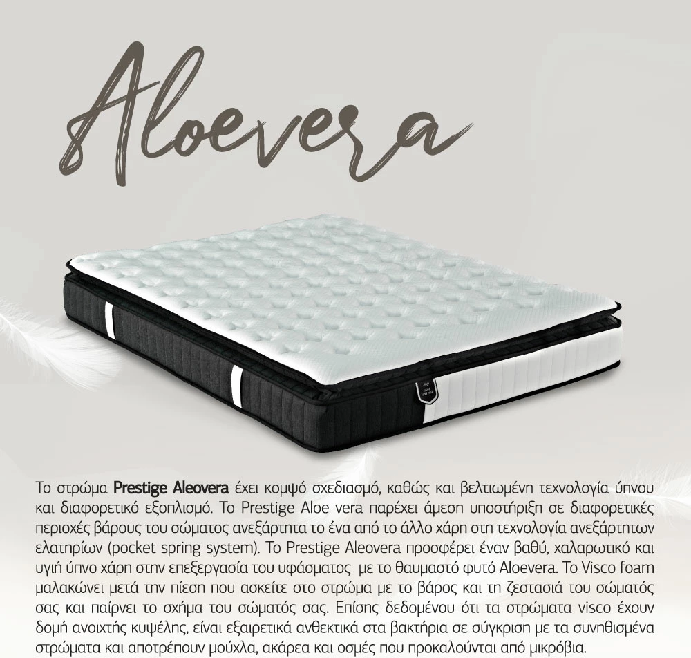 Dyshek visko aloe vera roll pack, bardhë-antracit, 200x160x31cm