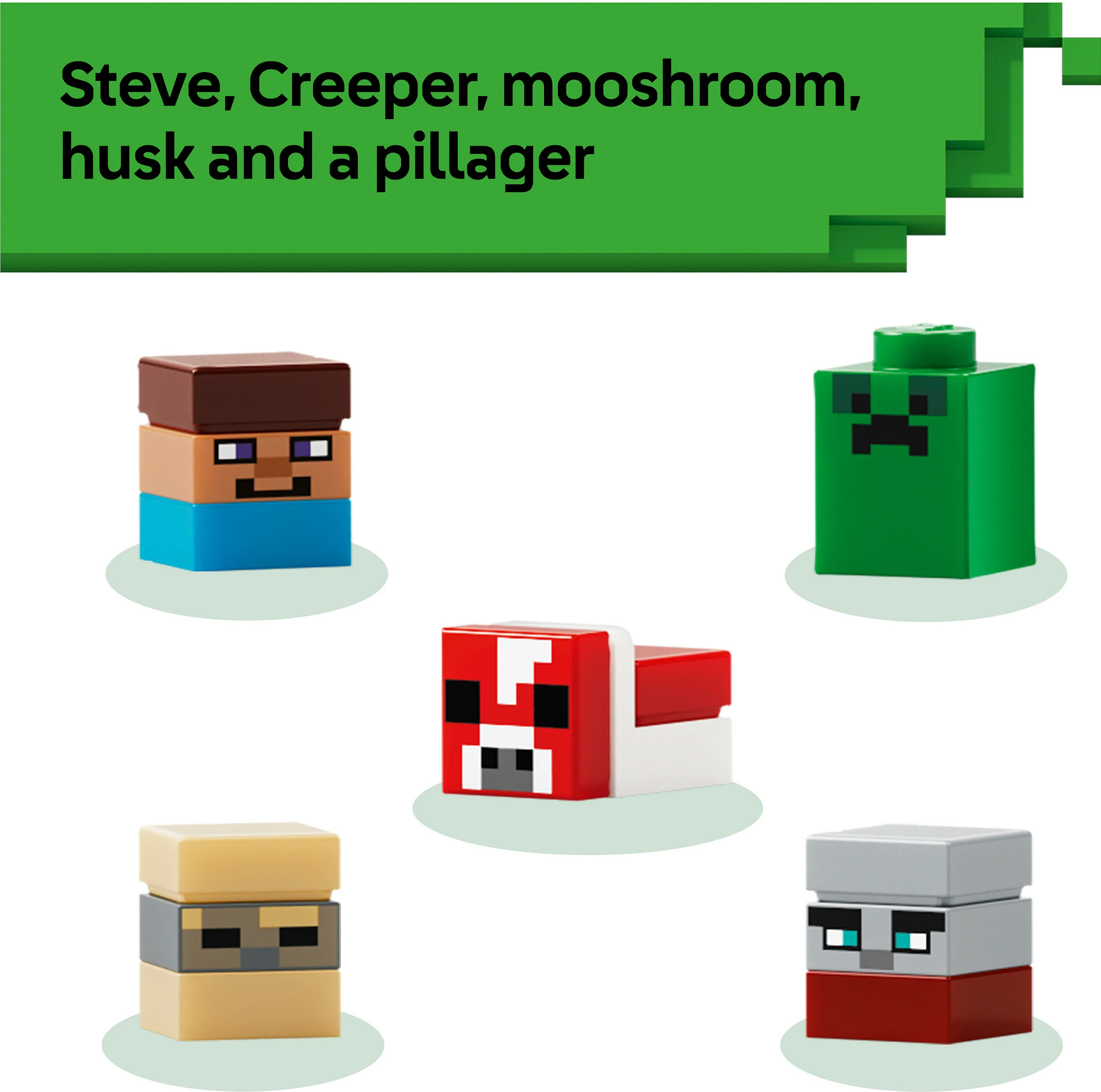 Set ndërtimi LEGO Minecraft Mini Biomes 21589, 797 copë, 12+, shumëngjyrësh