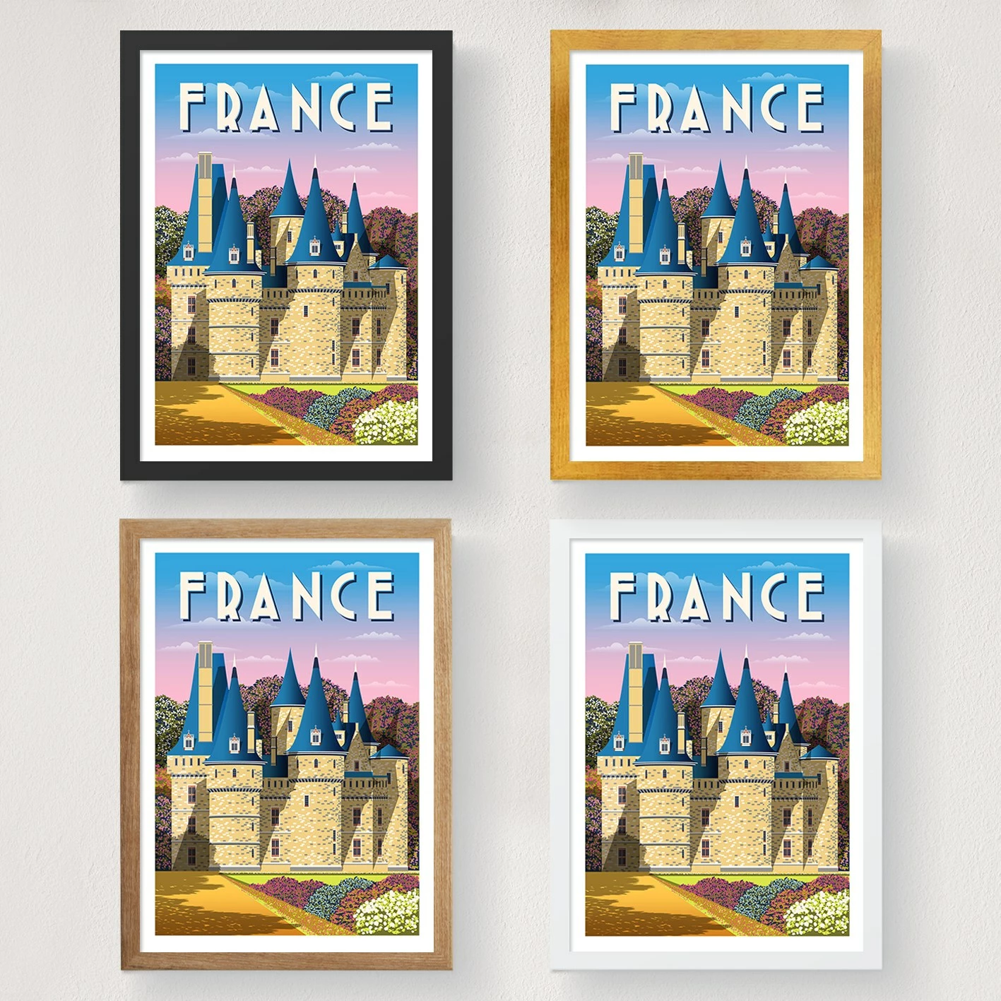Poster A4 Wallity, Francë - 1971
