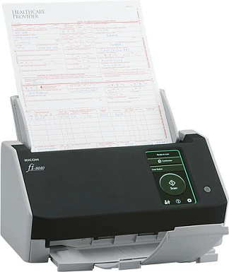 Skaner Ricoh fi-8040, 210 x 297 mm, 600 x 600 DPI, 24 bit, 8 bit, 40 ppm, 80 ipm
