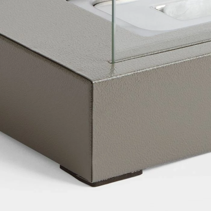 Oxhak tavoline me bioetanol VONHAUS Rectangular, 35 x 18 x 14.5 cm, beton gri