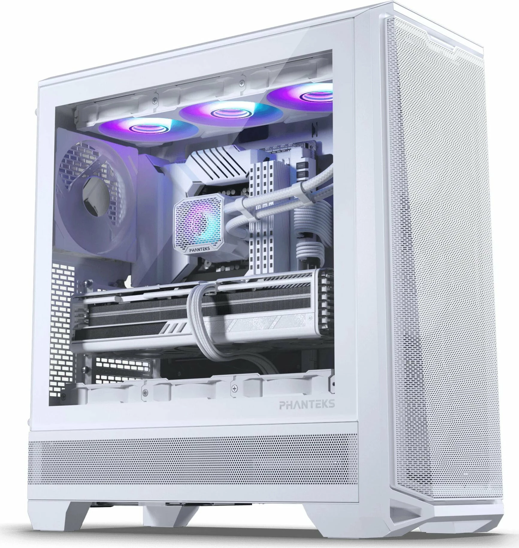 Ftohje me ujë AiO Phanteks Glacier One 360M25 G2 360mm ARGB, 3x120mm, e bardhë