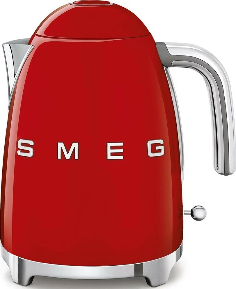 Çajnik SMEG KLF03, 1.7L, 2400W, inox, kuq