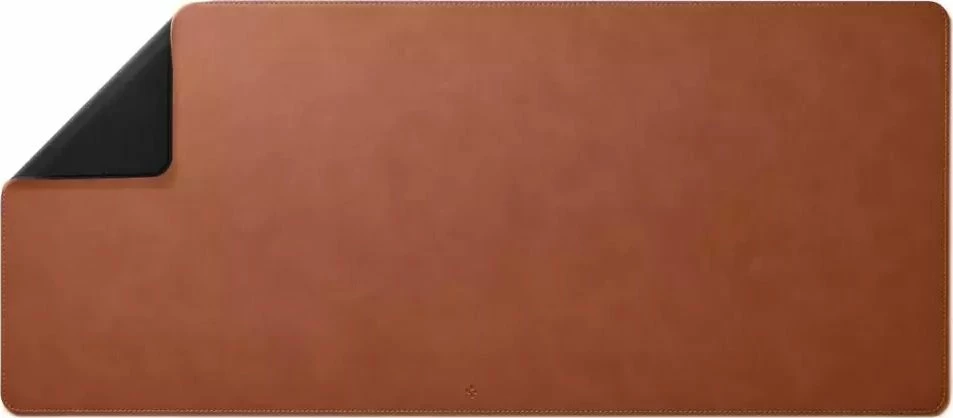 Mauspad Spigen LD302 90x40cm PU lëkurë 3mm, kafe, 1 copë