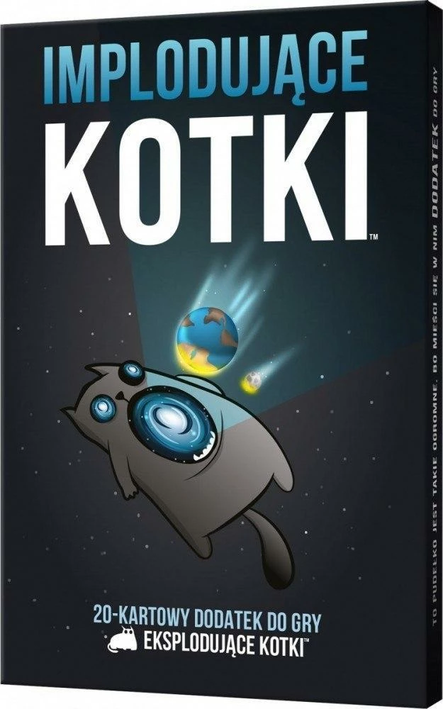 Shtesë loje me letra Rebel Exploding Cats: Imploding Cats (edicion i ri), 20 karta, 2-6 lojtarë