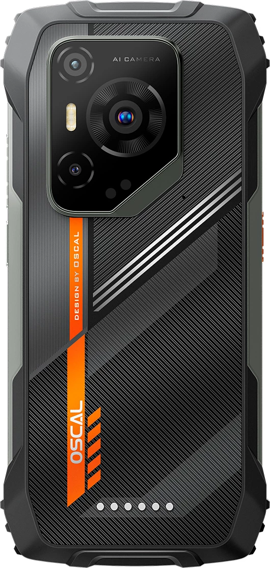 Celular Oscal Pilot 3 12GB/256GB 5G Rugged 7500mAh 6.78\" 120Hz, i zi