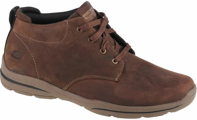 Këpucë Skechers për meshkuj, kafe [Madhësia: 41]