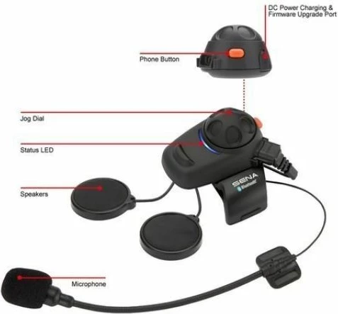 Interkom moto SENA, i zi