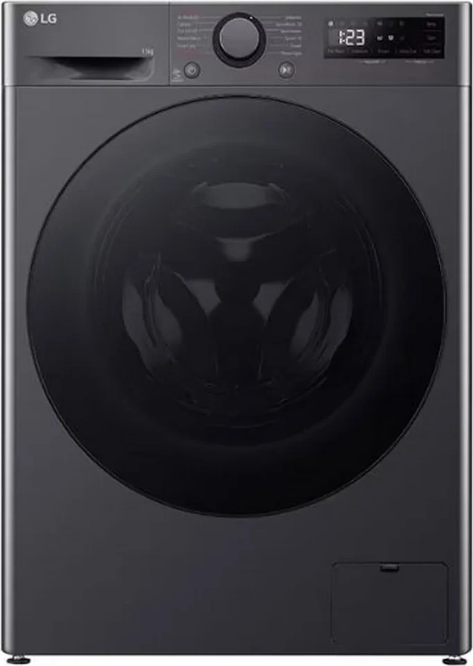 Lavatrice LG F4WR511S2M 11 kg 1400 rpm larje me avull klasa energjetike A e zezë