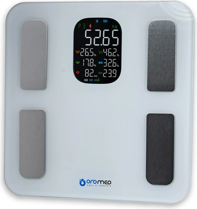 Peshore elektronike banjo Oromed ORO-BLUETOOTH SMART, e bardhë