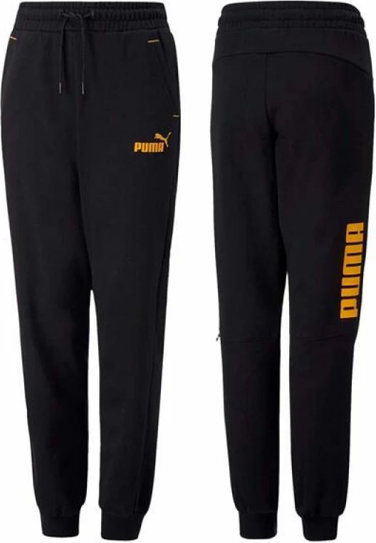 Pantallona sportive Puma për fëmijë, të zeza