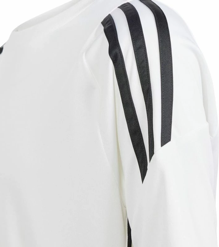 Fanellë futbolli për fëmijë adidas Tiro 24, e bardhë me të zeza