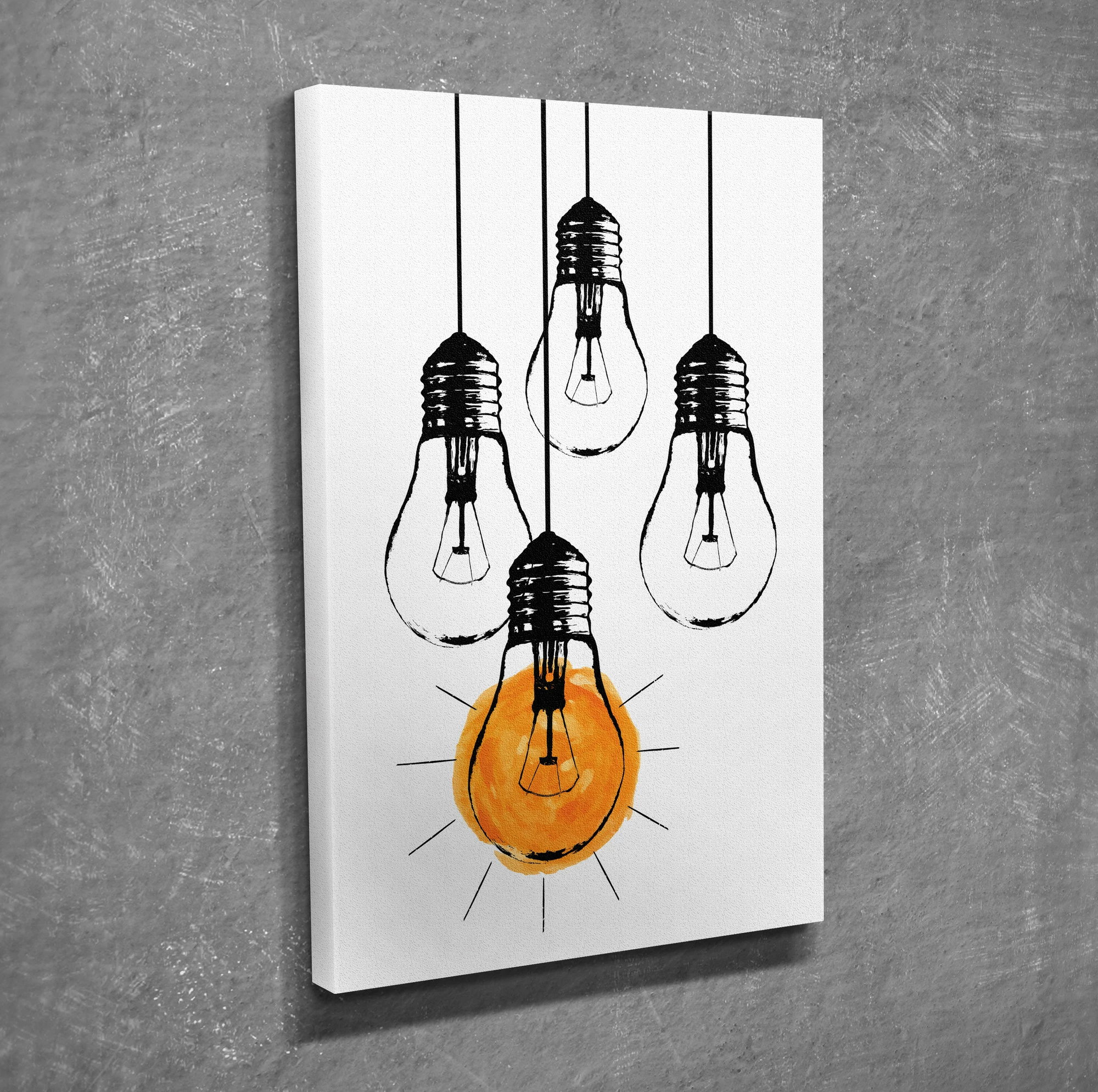 Pikturë dekorative në kanavacë Wallity, DC395, shumëngjyrëshe, 30x40cm