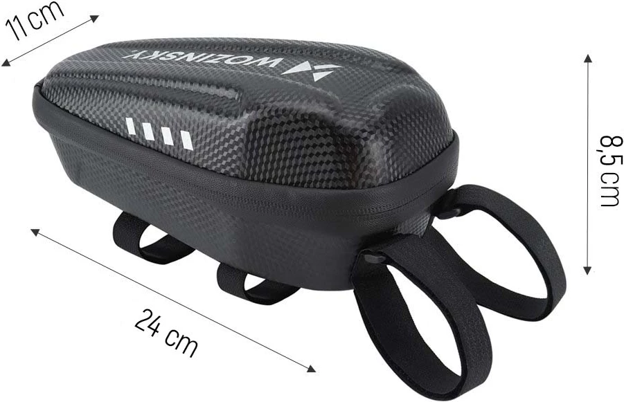 Çantë timoni për trotinet Wozinsky WSB3BK, 2L, EVA, e zezë