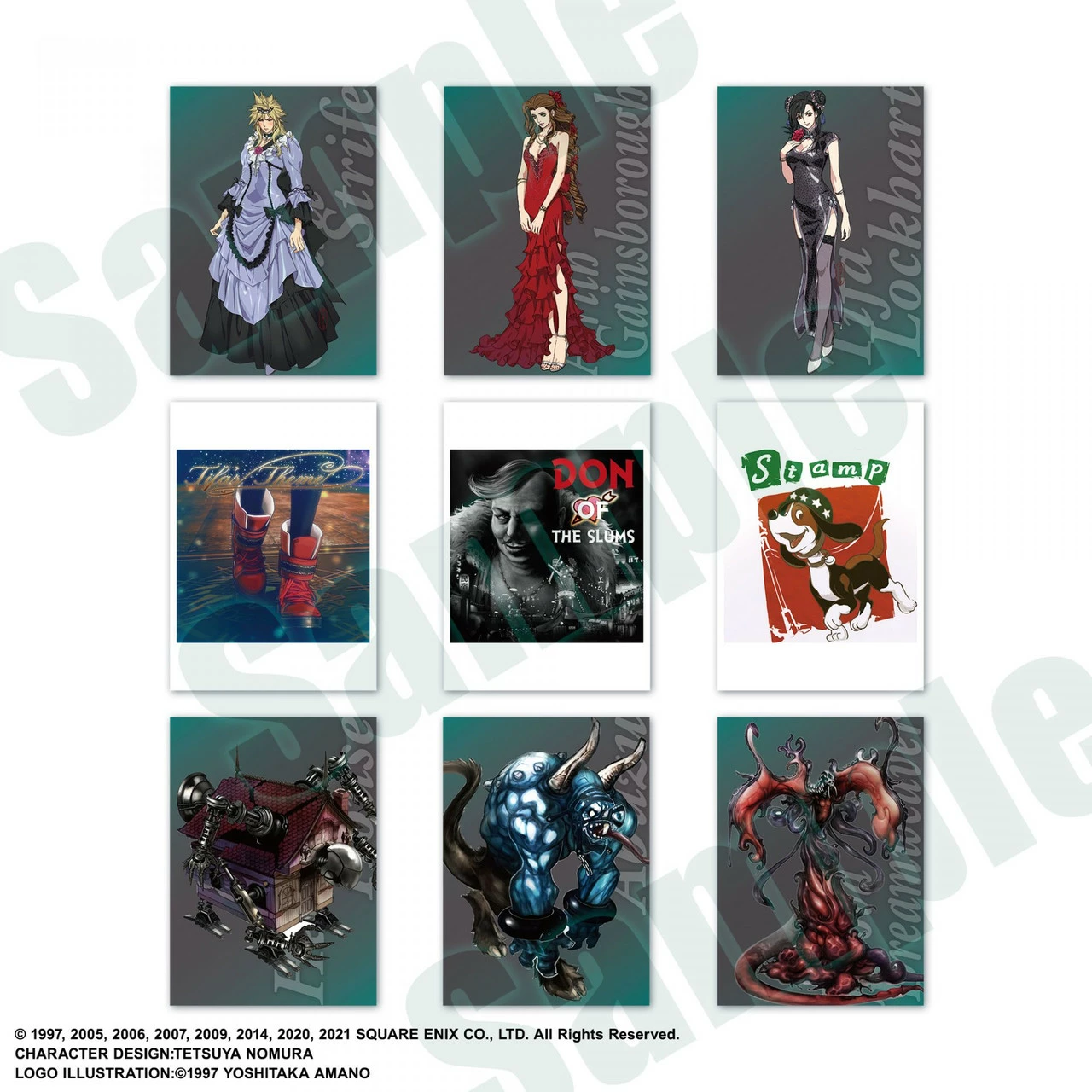 Set kartash koleksionuese Square Enix Final Fantasy VII Anniversary Art Museum Digital Card Plus, display 20 pako, ENG