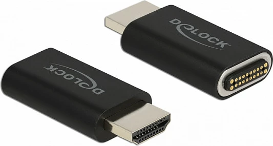 Kabllo adapter DeLOCK USB-C në HDMI, 1.2 m, 4K 60 Hz, magnetike, e zezë