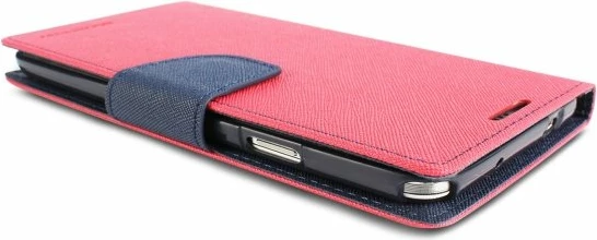 Mbështjellës flip Goospery Fancy Diary për Sony Xperia M4 Aqua, rozë