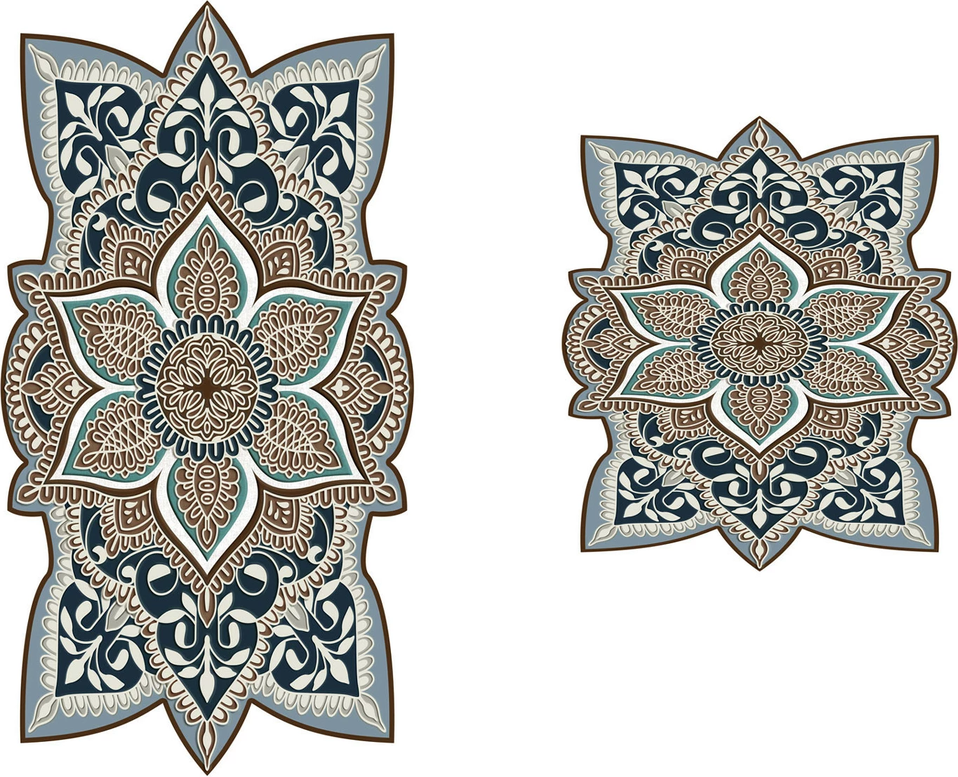 Set tapetesh për banjo (2 copë), Mijölnir, krem, 21015715Kr