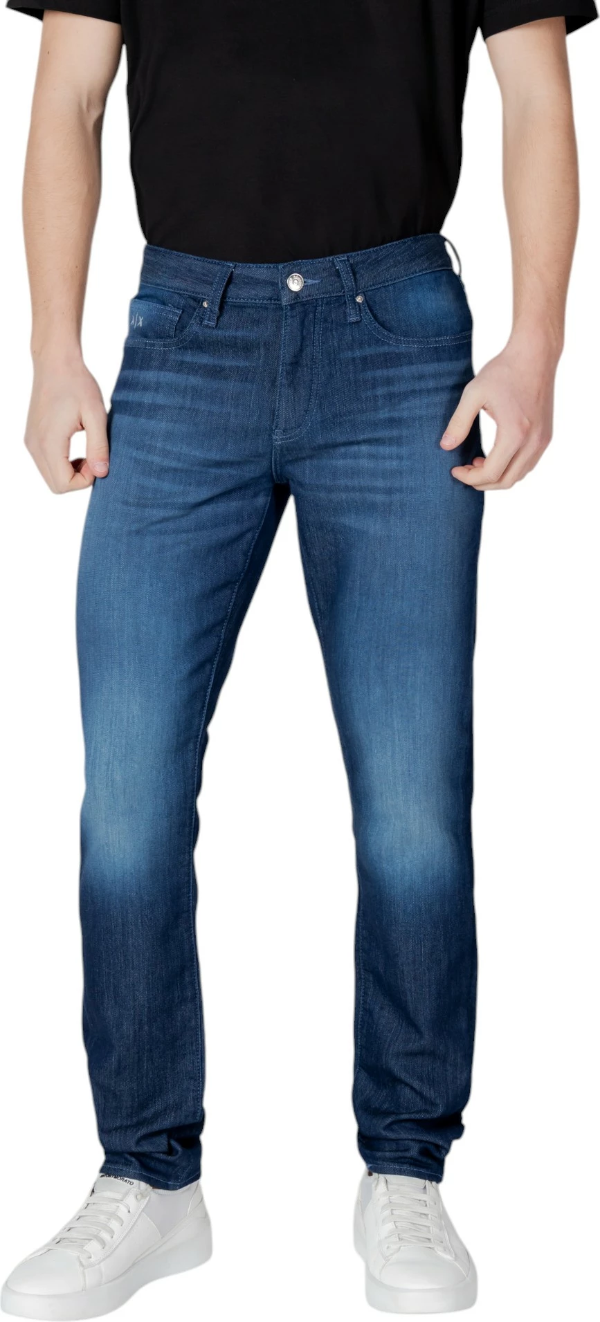 Xhinse skinny për meshkuj Armani Exchange XM000070 AF14368, të kaltërta të errëta denim [Madhësia: W32 L32]