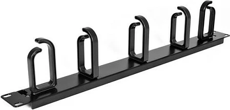 Panel menaxhimi kabllosh për rack StarTech 1U, metal 19", i zi