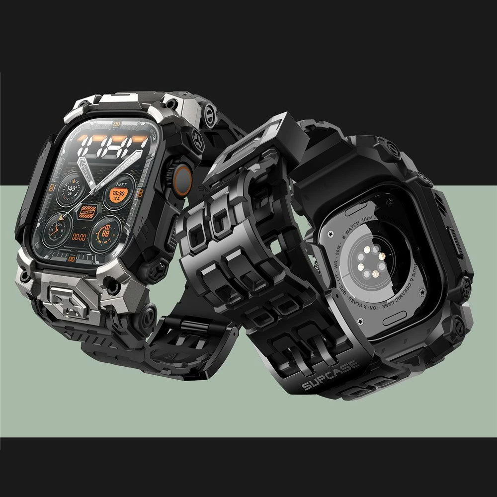 Mbështjellës Supcase Unicorn Beetle Ore për Apple Watch Ultra 1/2 49mm, Zi