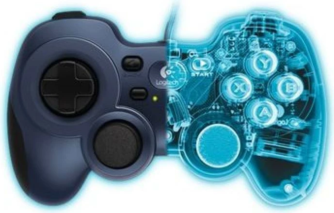 Gamepad Logitech F310 940-000135 USB 2.0 për Android, zi/blu