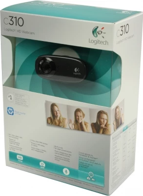 Webcam Logitech HD C310 960-001065, 720p, 5MP, USB 2.0, e zezë