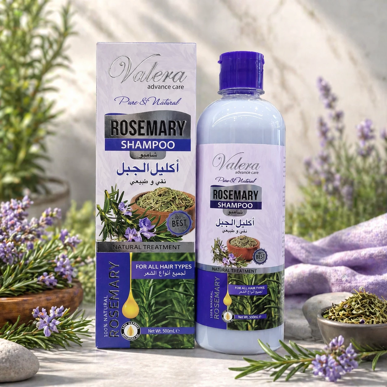 Valera Rosemary Shampon -  Gjalleroje Flokët tuaja