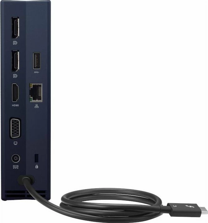 Stacion dokimi USB-C Asus SimPro Dock 90NX0460-P00030, 2x DisplayPort, HDMI, VGA, 4x USB 3.0, LAN Gigabit, lexues SD, Power Delivery, e zezë