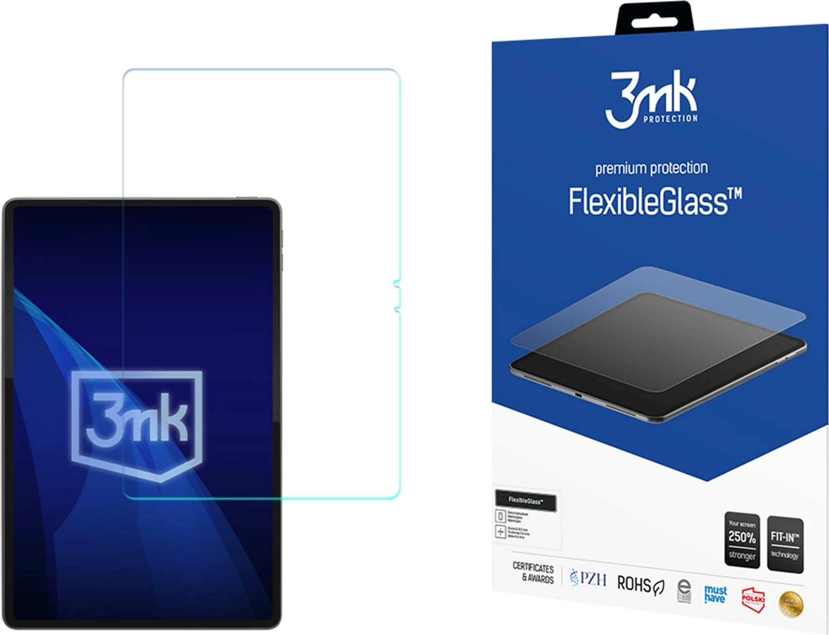 Xham mbrojtës hibrid 3mk FlexibleGlass për Lenovo Yoga Tab 11 11.1" TB710FU