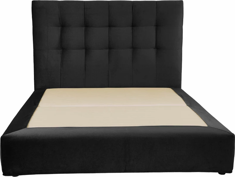 Krevat pa hapësirë magazinimi, për dyshek 160x200cm, ngjyrë e zezë TEXAS27, 161x207x122