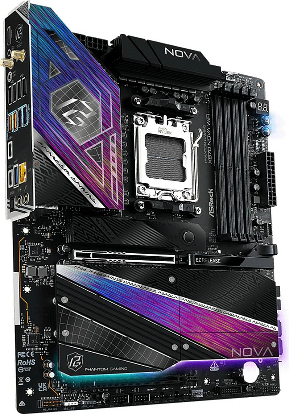Pllakë amë ASRock X870 NOVA WiFi, Socket AM5, DDR5, ATX, e zezë