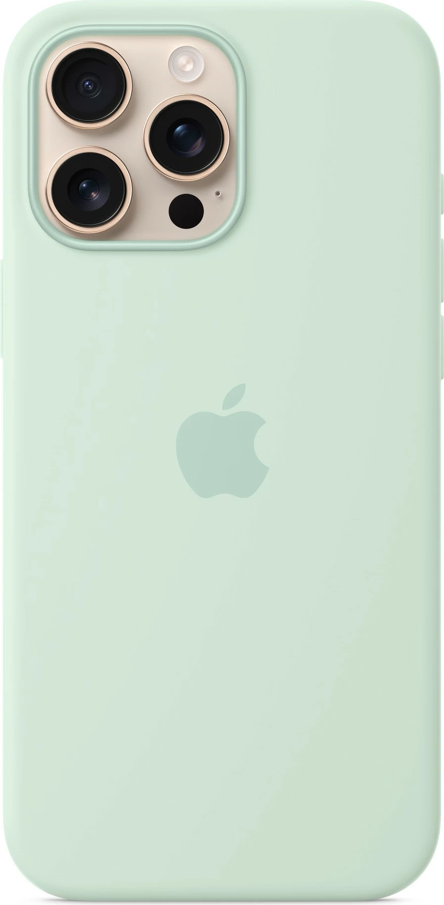Mbështjellës Apple iPhone 16 Pro Max, silikon, MagSafe, aquamarine