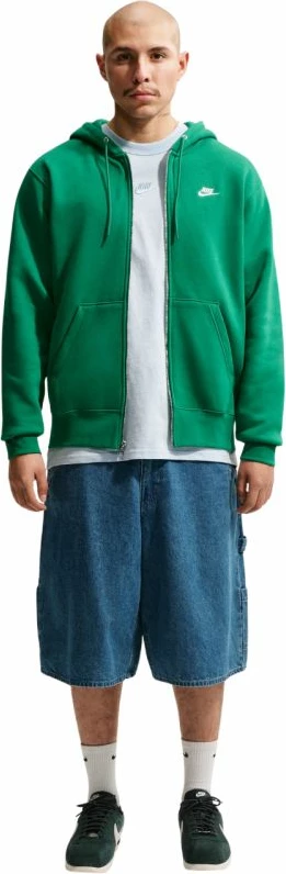 Duks për meshkuj Nike Club BB FZ Hoodie FN3861 365, i gjelbër [Madhësia: S]